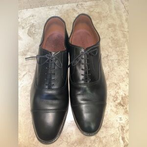 Allen Edmonds size14 3E Cap-Toe Oxfords Black Leather Bench Welt